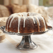 spiced eggnog pound cake