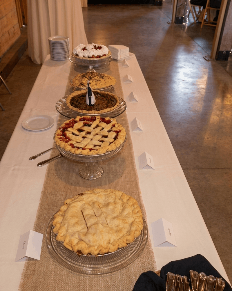 pie wedding