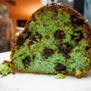 Creme de Menthe Bundt Cake