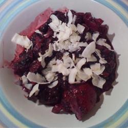 berry breakfast cobbler